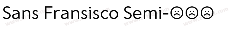 Sans Fransisco Semi字体转换